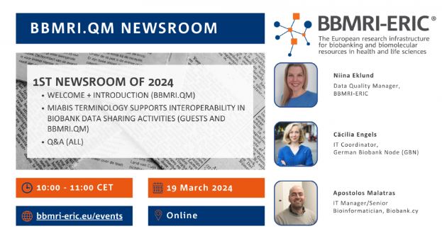 BBMRI.QM Newsroom: MIABIS terminology supports interoperability in biobanking sharing activities – March 19th
