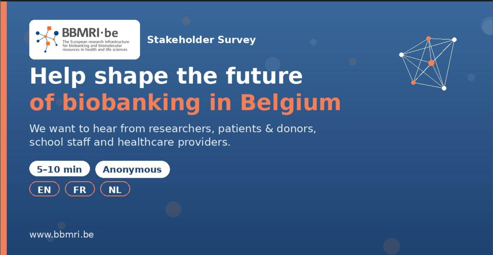 Help shape the future of biobanking in Belgium